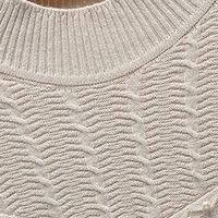 她池加绒毛衣，冬日温暖与气质的完美融合