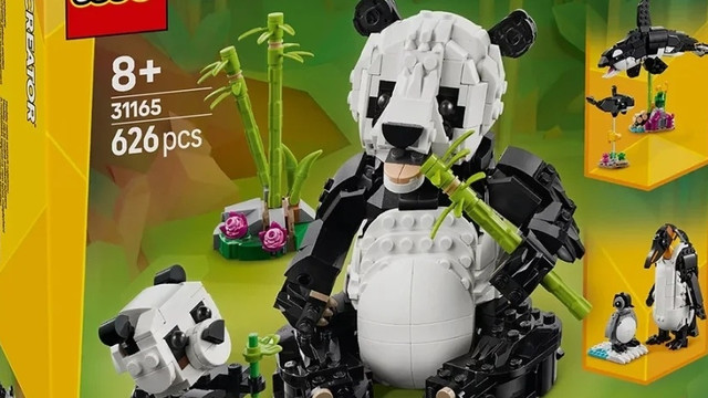 乐高31165野生动物熊猫家族深度解析