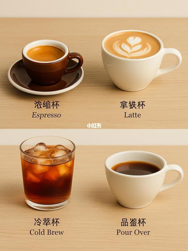 ☕️ 咖啡杯怎么选？
每天喝咖啡，但你真的了解自己的咖啡杯吗？
不同的杯子，不只是颜值，更藏着对温度、香气、口感的极致讲究。
📌 一、不同功能的咖啡杯
杯型	推荐用途	特点说明
✅ 浓缩杯（Espre