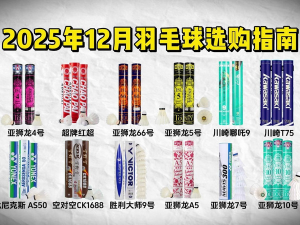 【高性价比羽毛球推荐】2025年下半年羽毛球选购指南：有什么便宜耐打的羽毛球推荐？李宁/红双喜/尤尼克斯/亚狮龙各大品牌，干货满满，不容错过！!