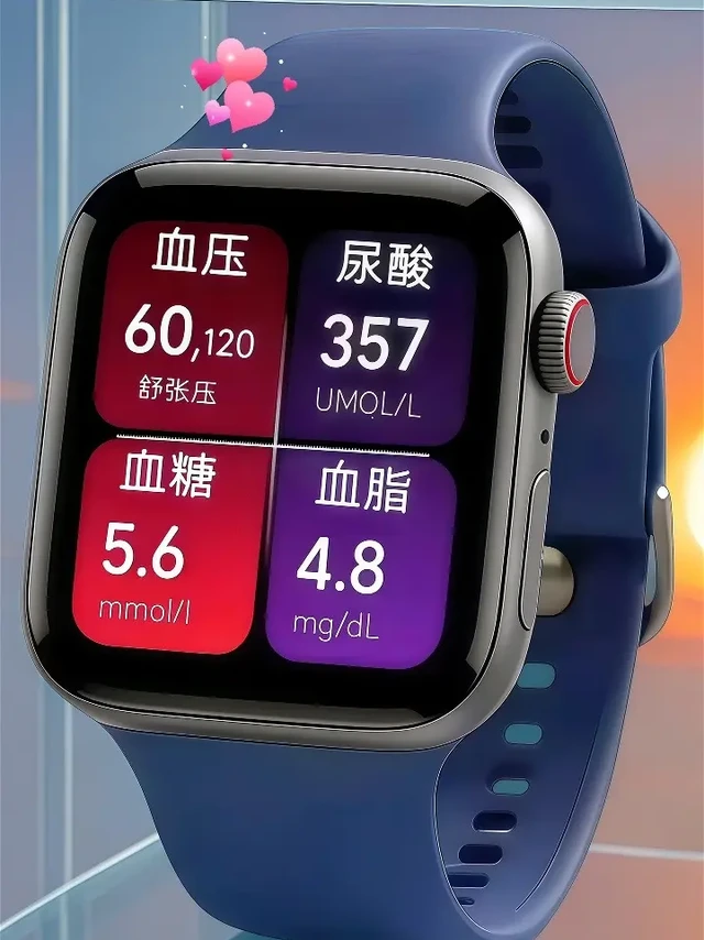 今天给大家带来一款非常实用的手环，它不仅可以帮你监测血压，血氧和心率，还能预警心律不齐。更重要的是，它还能进行无创血压监测，随时随地了解自己的健康状况。#血糖 #血糖监测 #健康生活 #智能手表 #品
