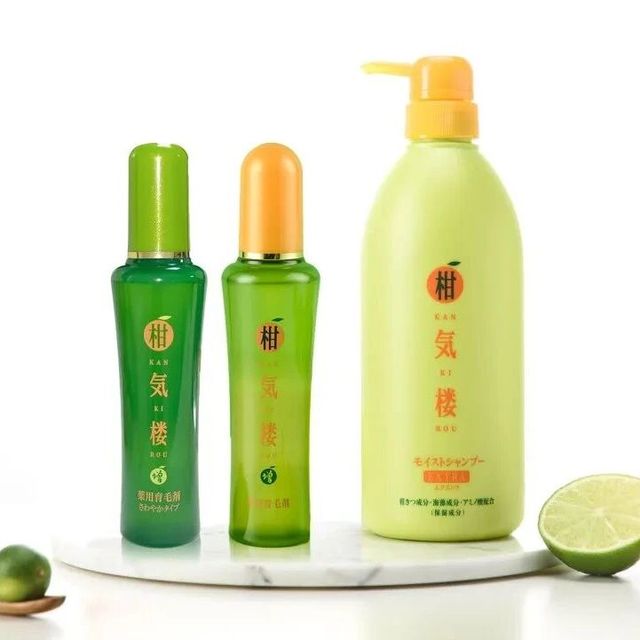 柑橘洗发水，清爽蓬松，洗出高颅顶