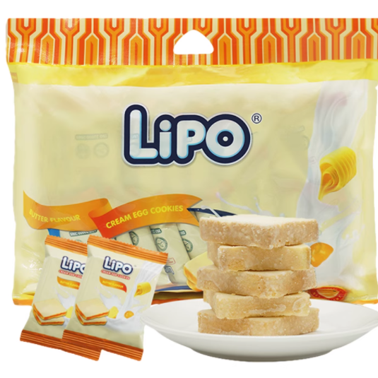 越南Lipo奶油味面包干饼干：酥脆奶香，东南亚风情的味蕾盛宴