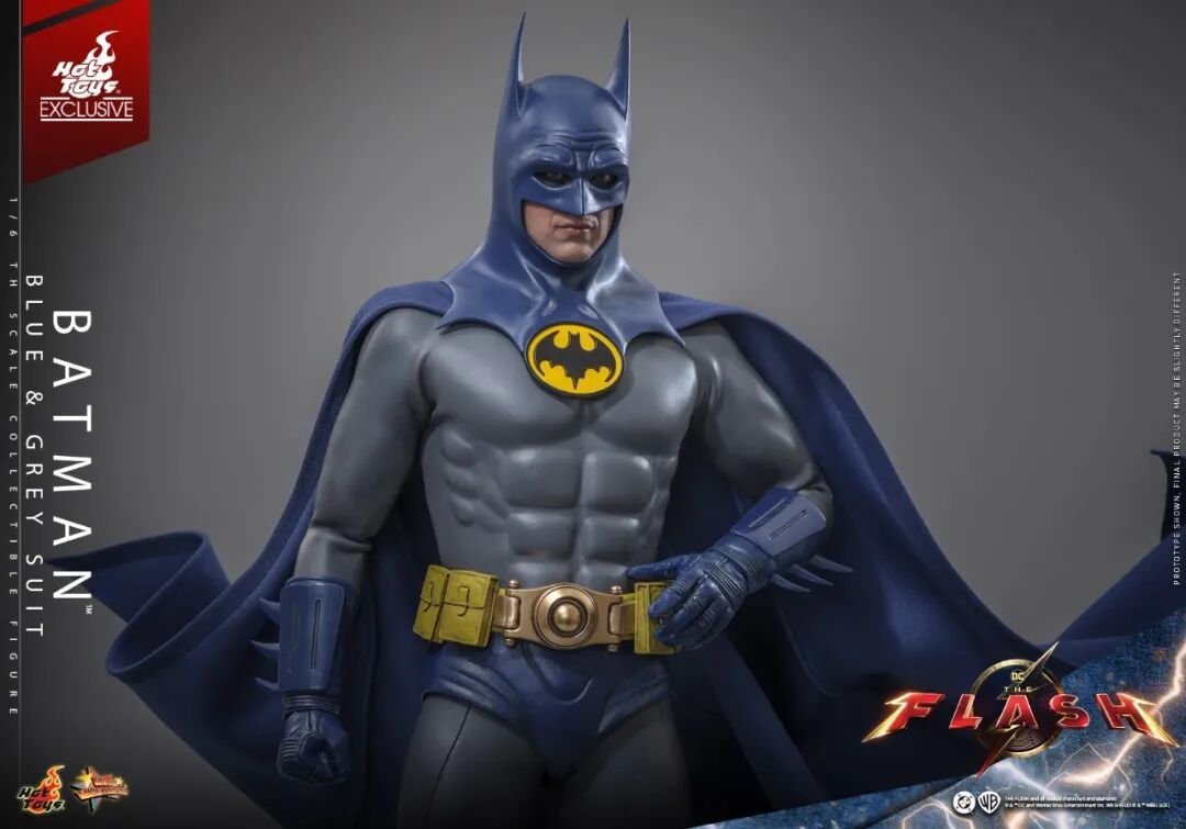 HotToys发布《闪电侠》蓝灰战衣版蝙蝠侠1/6珍藏人偶