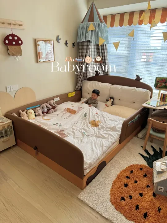 10m²成长型儿童房布置 一步到位真的香~