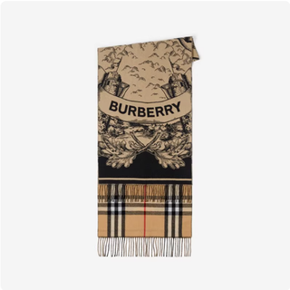 BURBERRY双面马术骑士围巾｜年度最值投资款，百搭到尖叫！