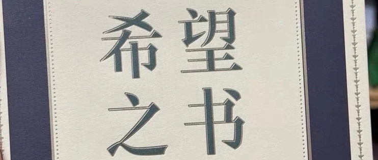 黑暗中的光：读《希望之书》有感