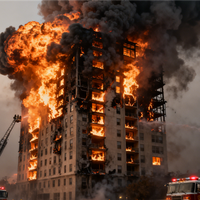 香港大埔火灾八方支援  高层起火往上跑还是往下跑：记住这些能救命！