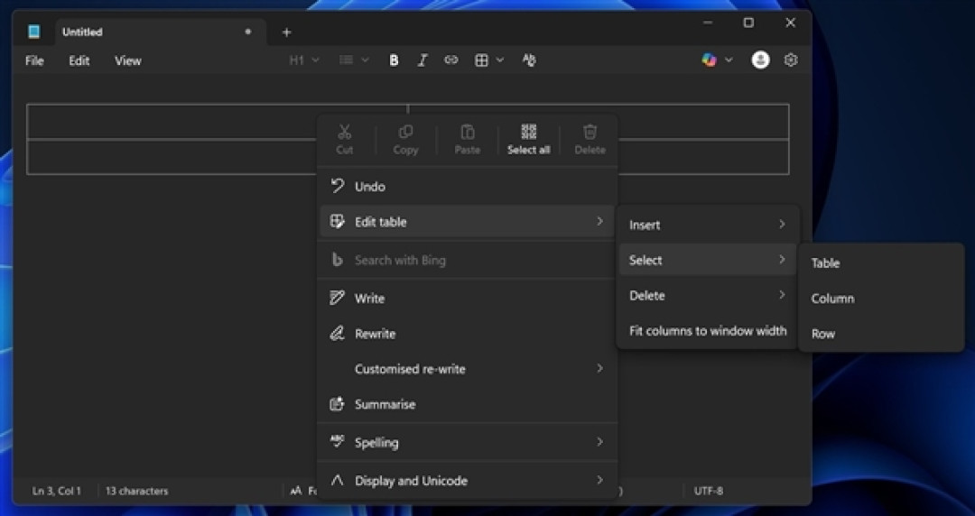 Windows记事本表格功能实测:比Word更简单、兼容Markdown