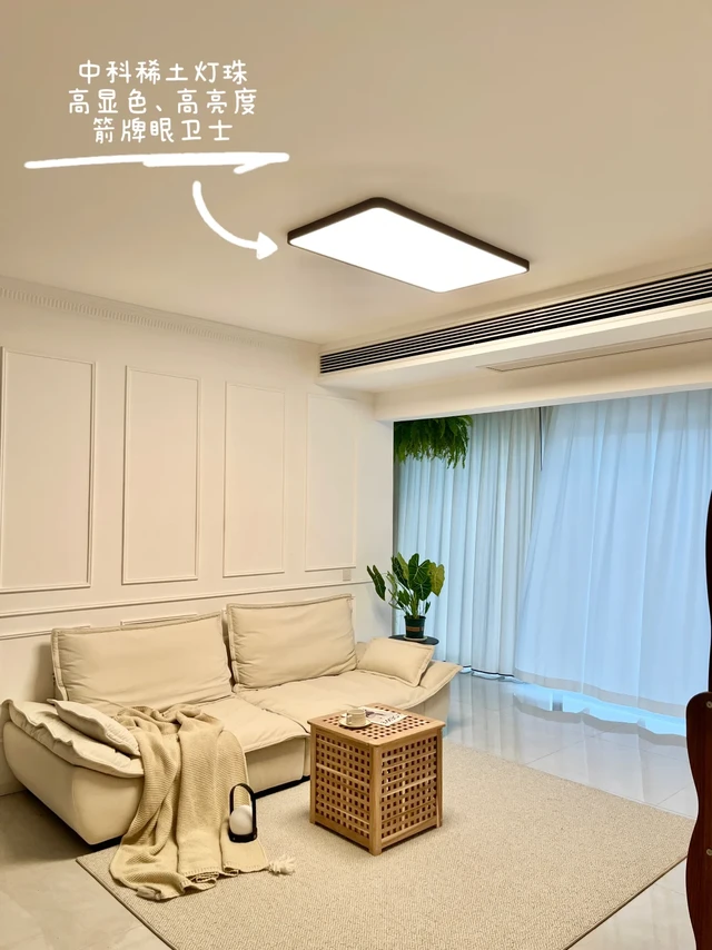 客厅显大够亮还得是吸顶灯！