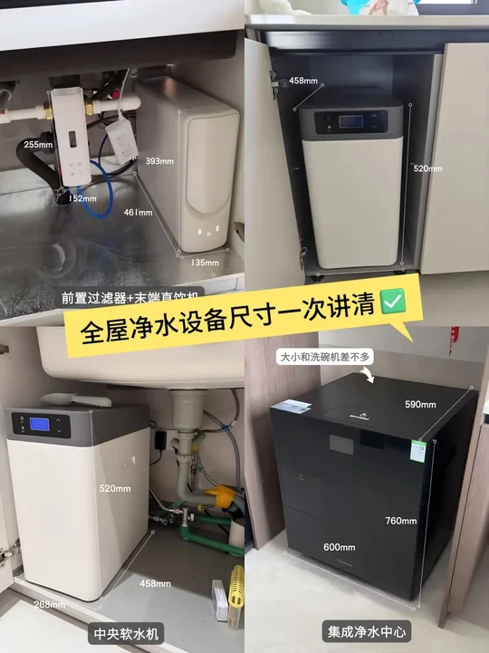 净水干货｜全屋净水设备尺寸一次讲清✅