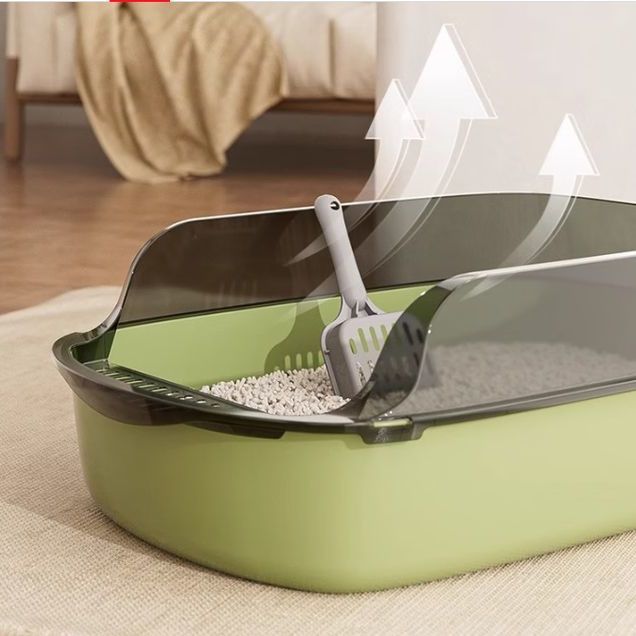 licheers加高猫砂盆，防外溅设计，简约实用！
