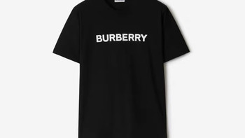 BURBERRY女装徽标印花棉质短袖T恤：藏于细节的英伦格调