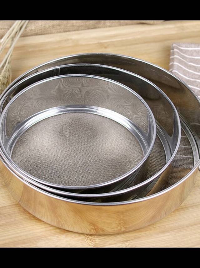 拜杰漏勺+面粉筛，厨房烘焙好帮手