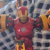 我的漫威宇宙宝藏：中动钢铁侠MK4拆甲台模型