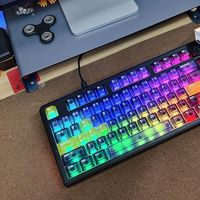 棱镜+自定义屏！黑爵MK87棱镜版机械键盘，打造桌搭的情绪价值