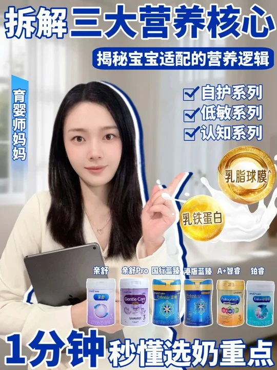 王牌硬碰硬!三大营养精准选,不踩坑