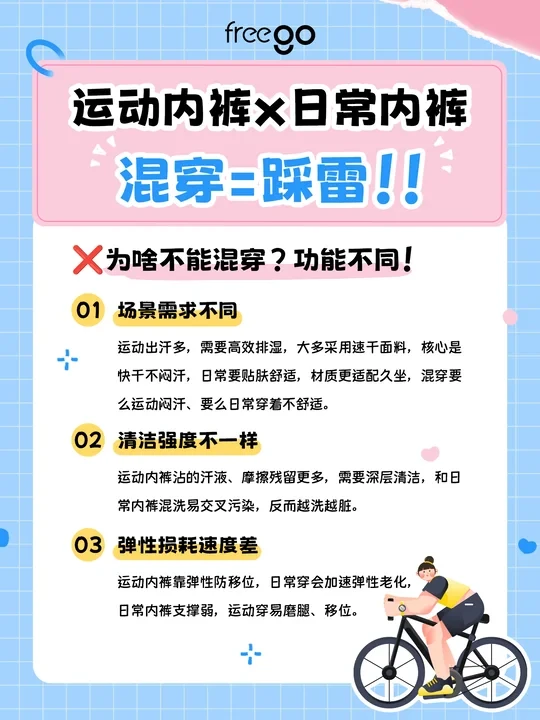 🌟救命！原来运动内裤不能日常穿？