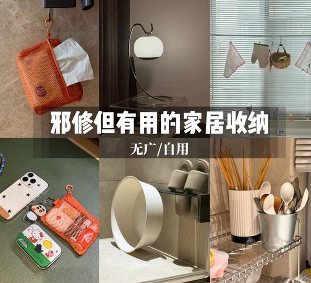 “邪修”的风还是吹到了收纳界！网友的这些跨界收纳，真是太妙了