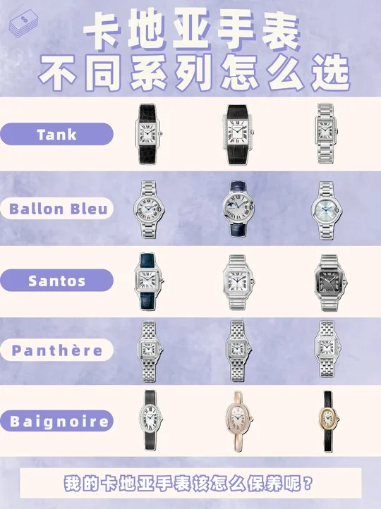 卡地亚腕表图鉴|穿越时空的硬通货!⌚