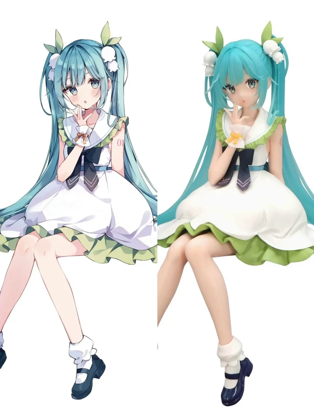 FuRyu 初音未来 铃兰花仙子 景品白底官图