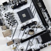 颜值和性价比兼具的白色B450，华南金牌B450M-VH-B主板装机体验