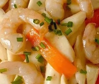 美食大赏，山药炒虾仁的家常做法