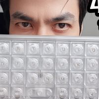 Epomaker Luma40-40配列键盘。矮轴铝合金键盘