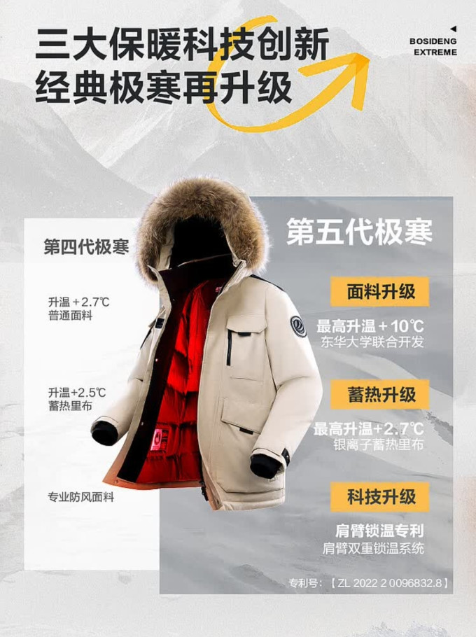波司登男士羽绒服