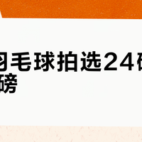 新手羽毛球拍选24磅还是26磅？我们汇总了58位球友真实体验，答案在这
