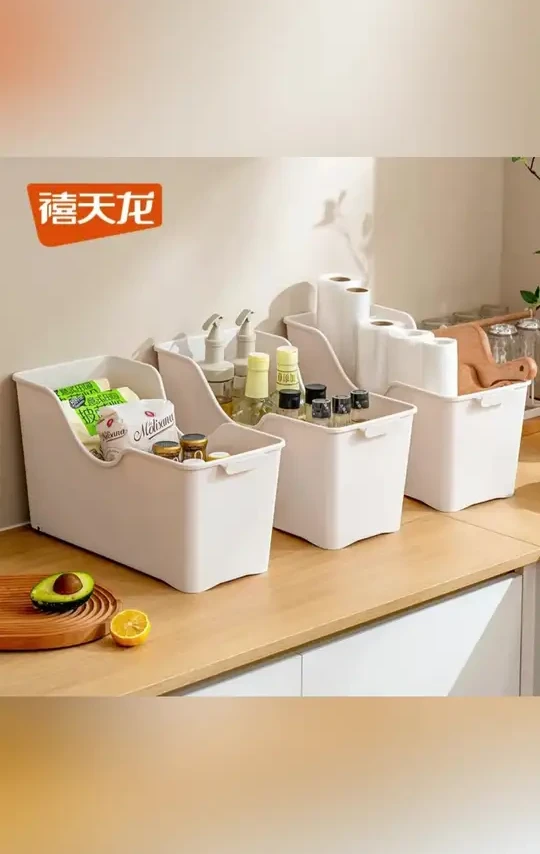 Citylong/禧天龙大容量锅具收纳桶橱柜收纳家用(SC短视频)#禧天龙锅具收纳桶 #家用收纳箱 #好物分享