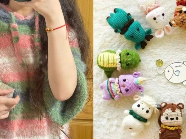 钩针图解 |糖果棒针毛线，十二生肖合集