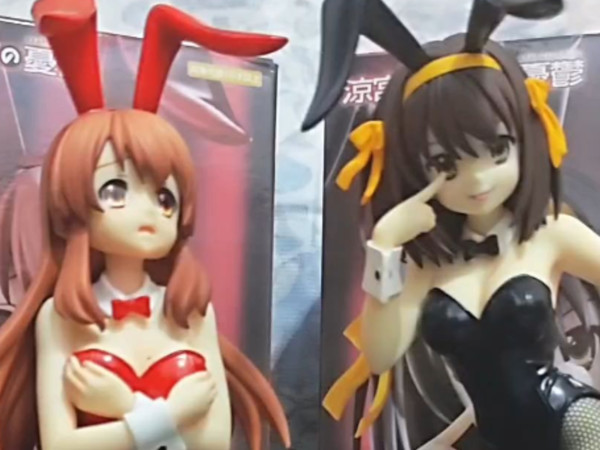 【手办评测】FuRyu BiCute Bunnies 景品手办 凉宫春日系列 凉宫春日＆朝比奈实玖瑠 兔女郎Ver.