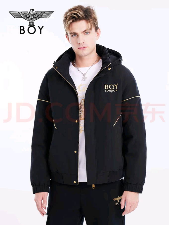 伦敦男孩男士羽绒服