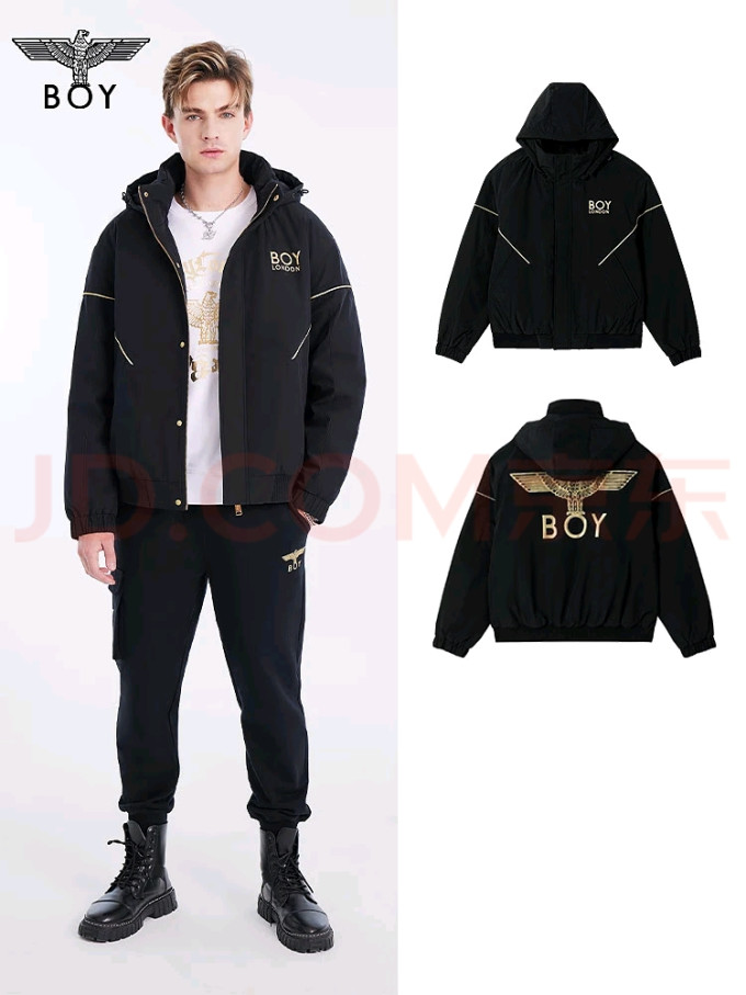 伦敦男孩男士羽绒服