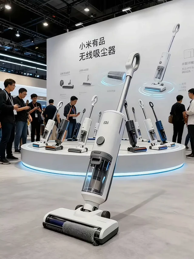  2025家务黑科技来了！小米有品这款无线吸尘器，大吸力+吸拖一体，地板灰尘、干湿垃圾一推就干净，充电款摆脱线缆束缚，厨房、卧室随便窜～ 多功能刷头还能清洁沙发床褥，家用真的太省心！#家用好物 #拖地