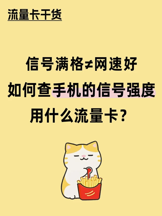 怎么查手机信号？用什么运营商？