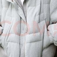 ELLE 2025冬季「云境」系列：高级灰羽绒服