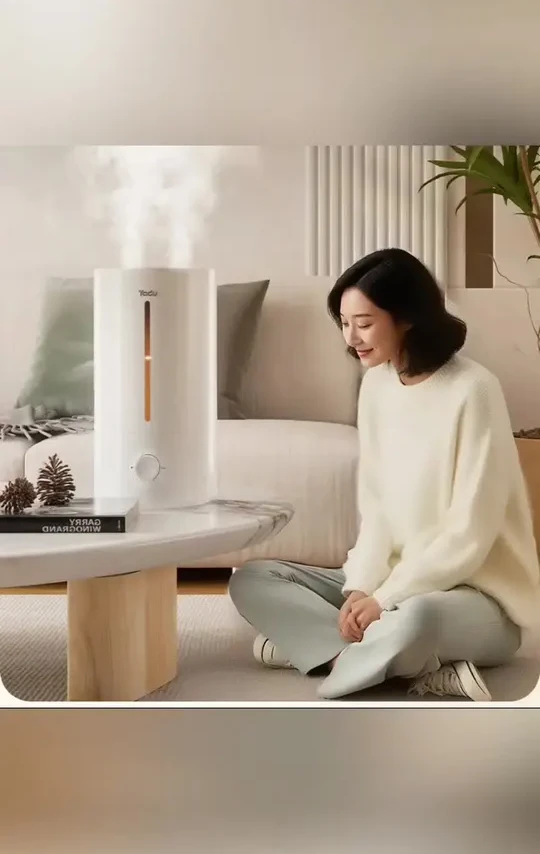 秋冬天家里暖气一开，屋里可干了，我就赶紧买了这个加湿器。它这个出雾量特别大，而且声音很小，还是智能恒湿的，当湿度达到设定的数值时就会自动停止，真的是太方便了#加湿器#居家好物#小型加湿器#加湿器推荐
