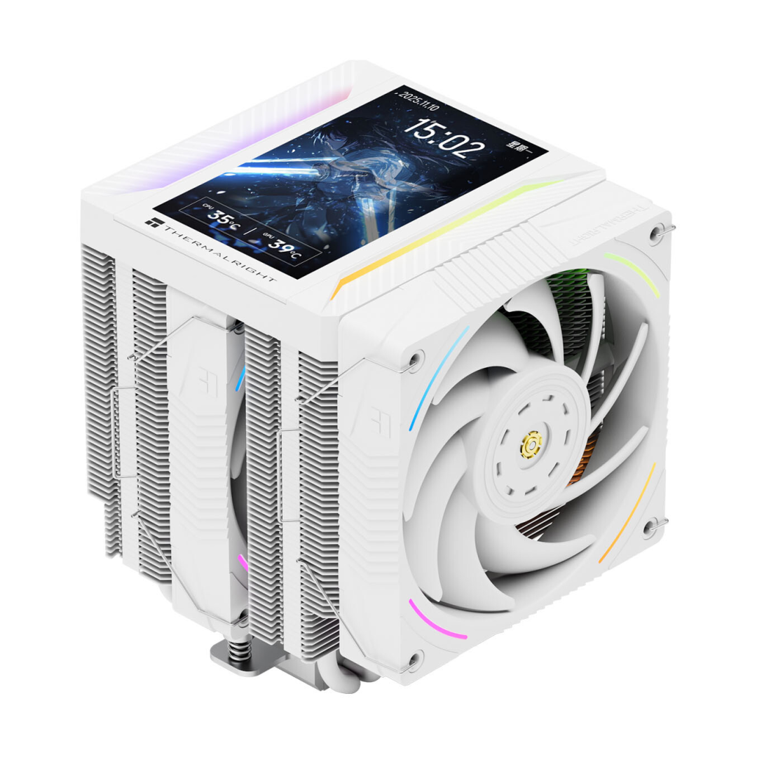 5 英寸显示屏装上 CPU 散热器！Thermalright 新品太敢了
