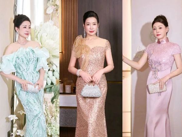 儿女大婚，妈妈穿这六套礼服，大方又显贵