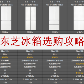东芝冰箱白珍珠/大白梨/白桃怎么选?东芝冰箱全系列解析