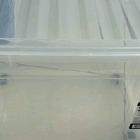 特大号塑料整理箱80L带轮