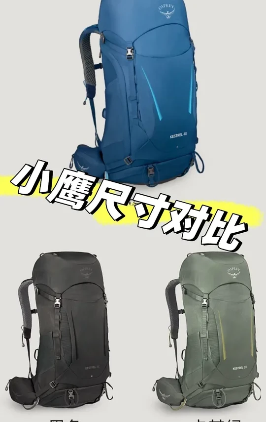 小鹰38L、48L尺寸对比