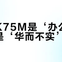 罗技K75M是‘办公神器’还是‘华而不实’？689+用户观点大PK