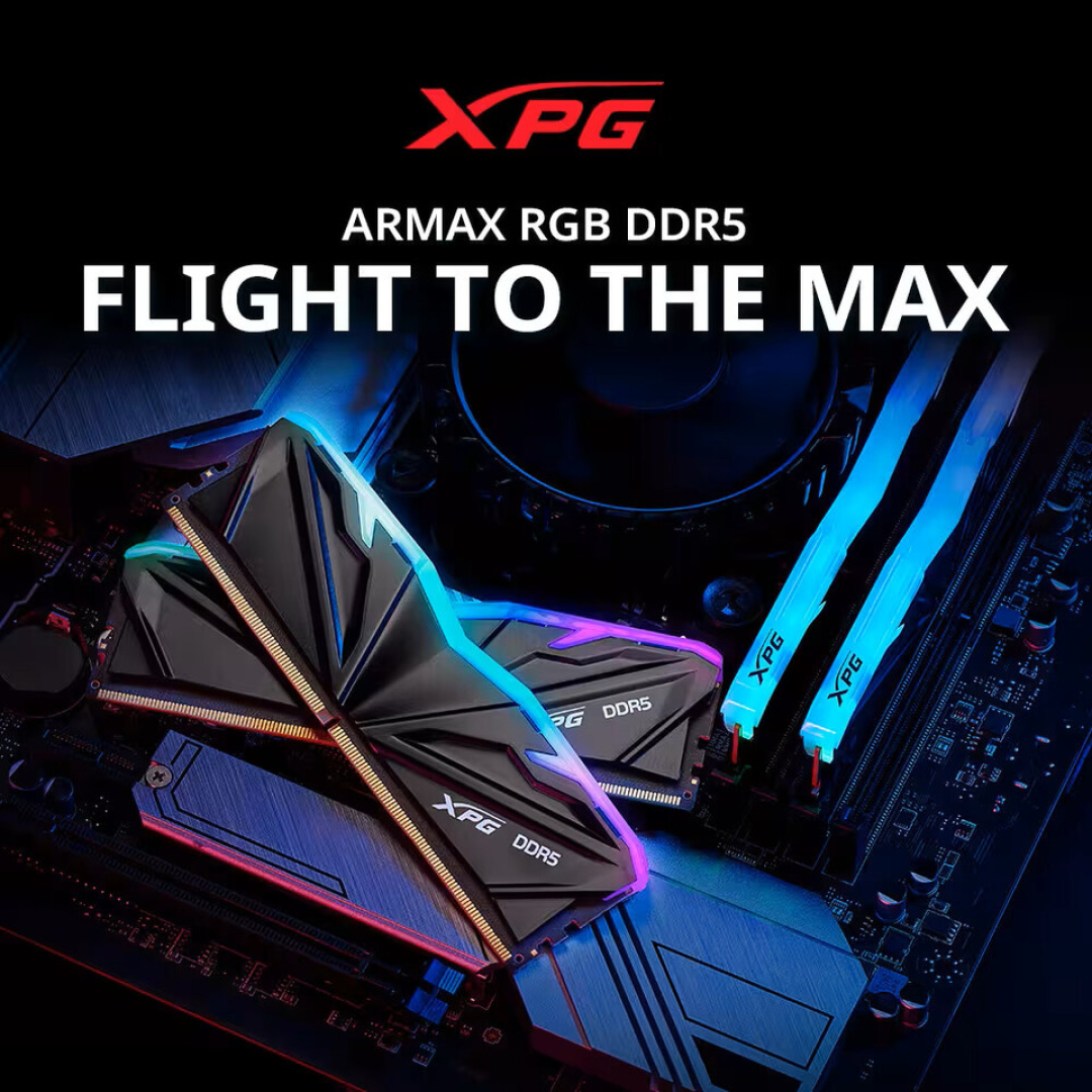 XPG 正式发布 ARMAX DDR5 游戏内存系列,主打 39.5mm 低矮散热片设计