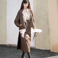 革律清水溪汉初国风套装封神！秋冬保暖还显瘦谁懂啊🧥