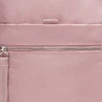 安德玛女款粉色背包功能分区解析