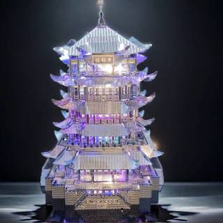 古风新趣，指尖筑梦——黄鹤楼3D金属拼装模型