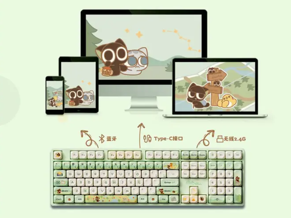 颜值与实力双在线！AKKO罗小黑联名键盘体验